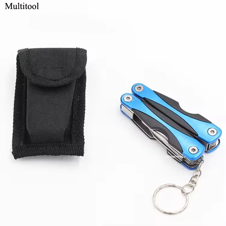 Mini Multitool Multitools Pliers with Nylon Sheath Professional Stainless Steel Multi-Tool for Outdoor Survival Camping Hiking