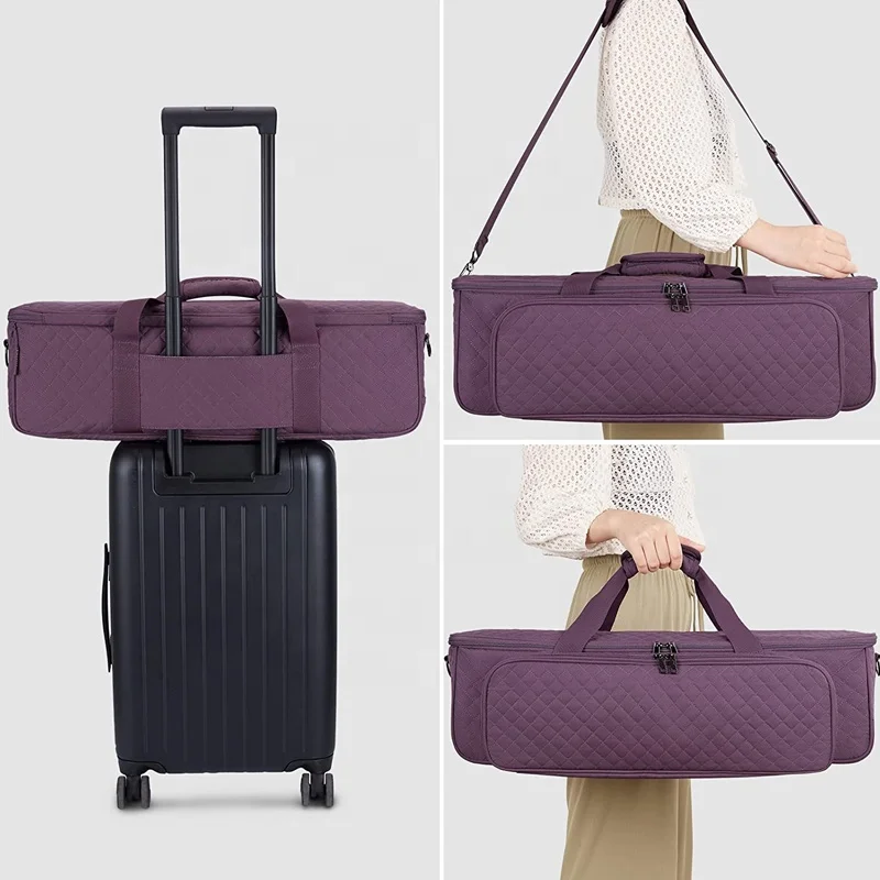 Mergeboon Customized double layer  cricut maker 3 explore carrying case bag