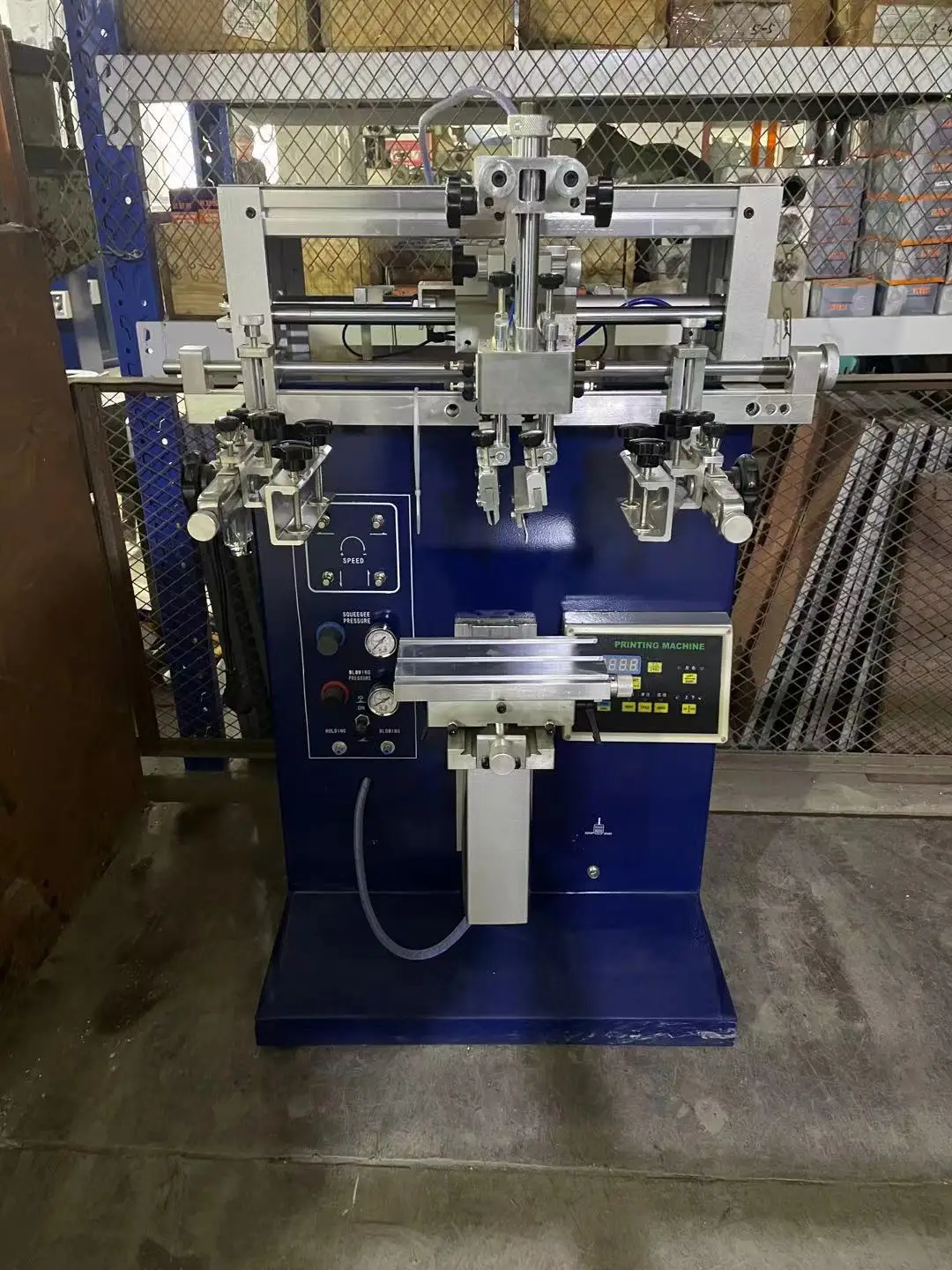 Flat Screen Printing Machine Mini Small Size Desk Top Print Silk Screen Printer For small items YLS-250M