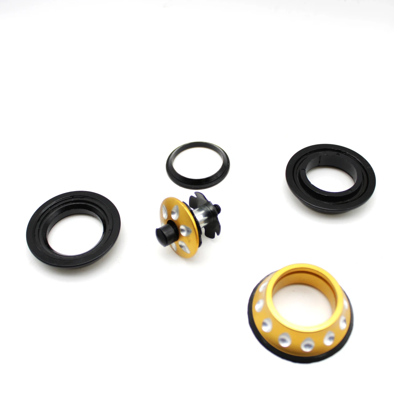 Bicycle accessories head pressure shaft front pad universal head tube concealed flower core bowl group screw ball modified parts