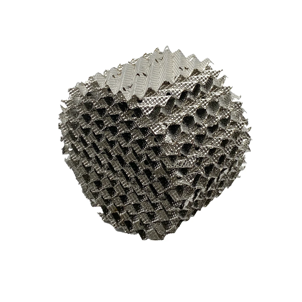Tiansheng SS304 SS316 Metal structured packing for distillation