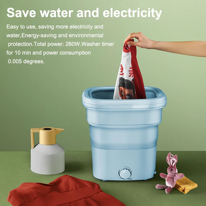 Dormitory portable elution integrated fully semi-automatic dedicated mini electric washing machine