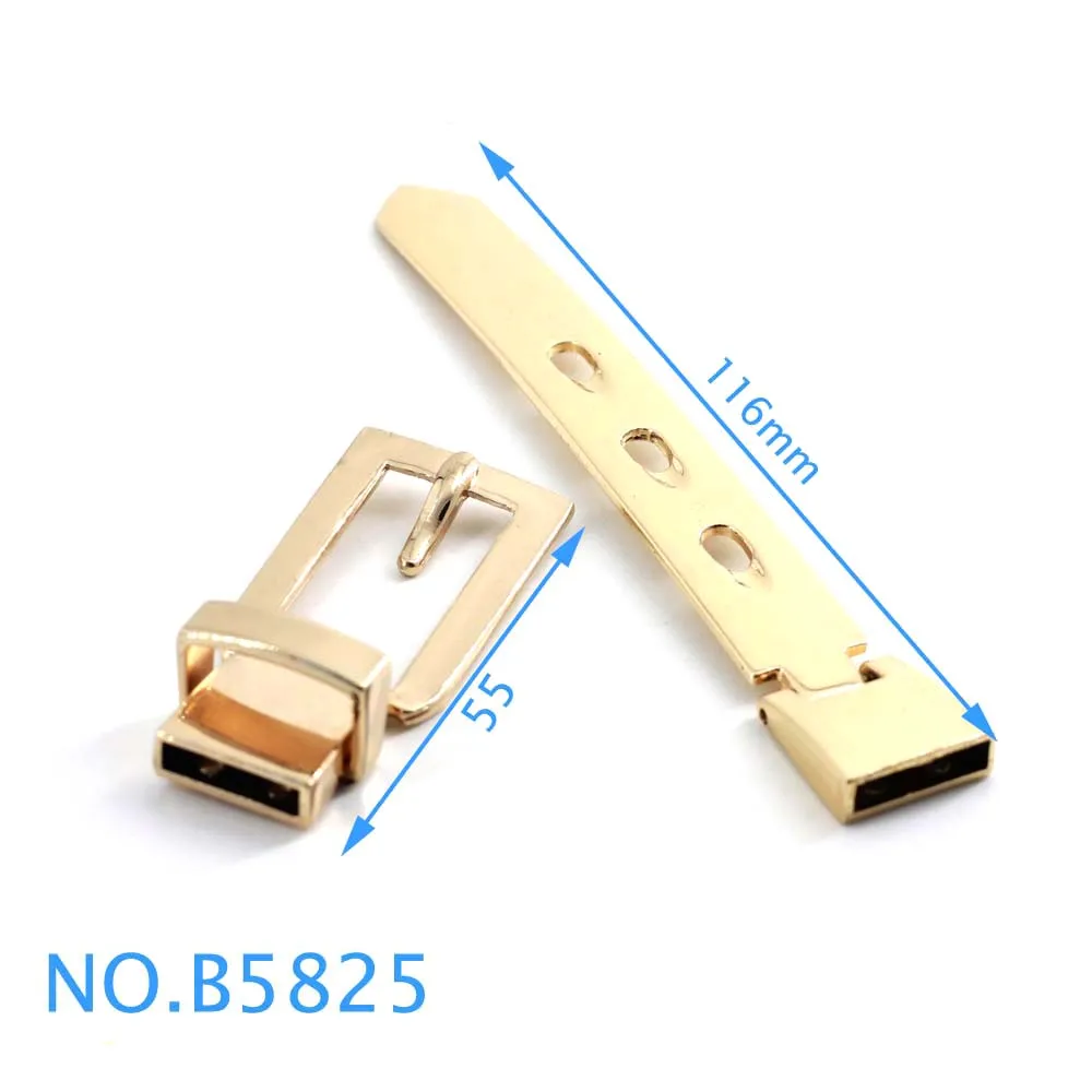 Metal Belt Shape Hardware Lock Clasp Lock For Purse