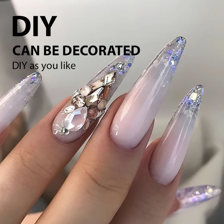 New Fashion Nude PINK Liquid Nail Building Gel Soak Off Extend UV Gel Polish For Nail Salon