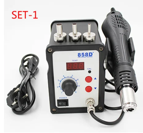 110V/220V 700W Soldering Station LED Digital Solder Iron Desoldering Station BGA Rework Solder Station Hot  Air Gun repair tool