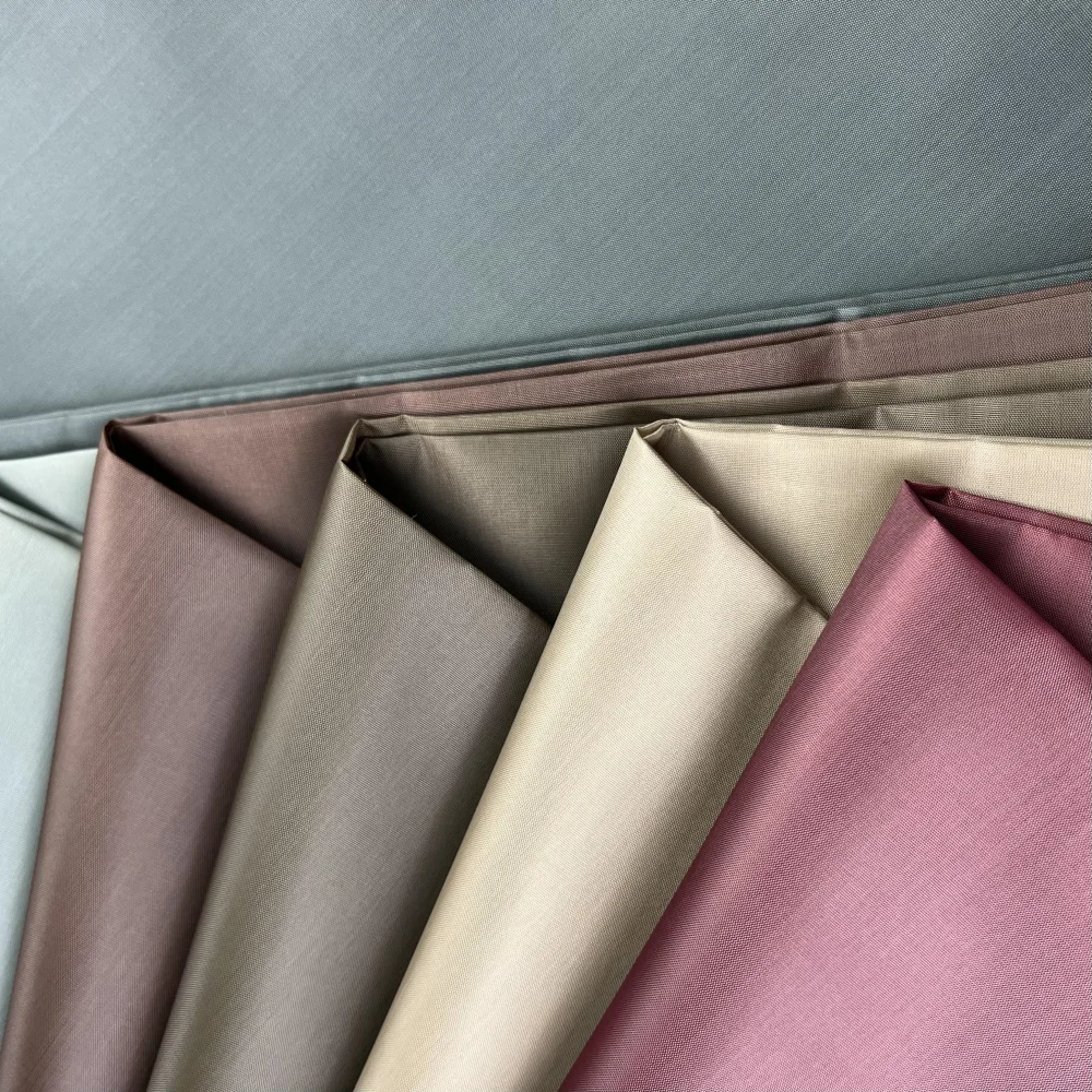 High quality 170t 190t 210t polyester taffeta fabric recycled supplier with pvc coating coated for raincoat lining
