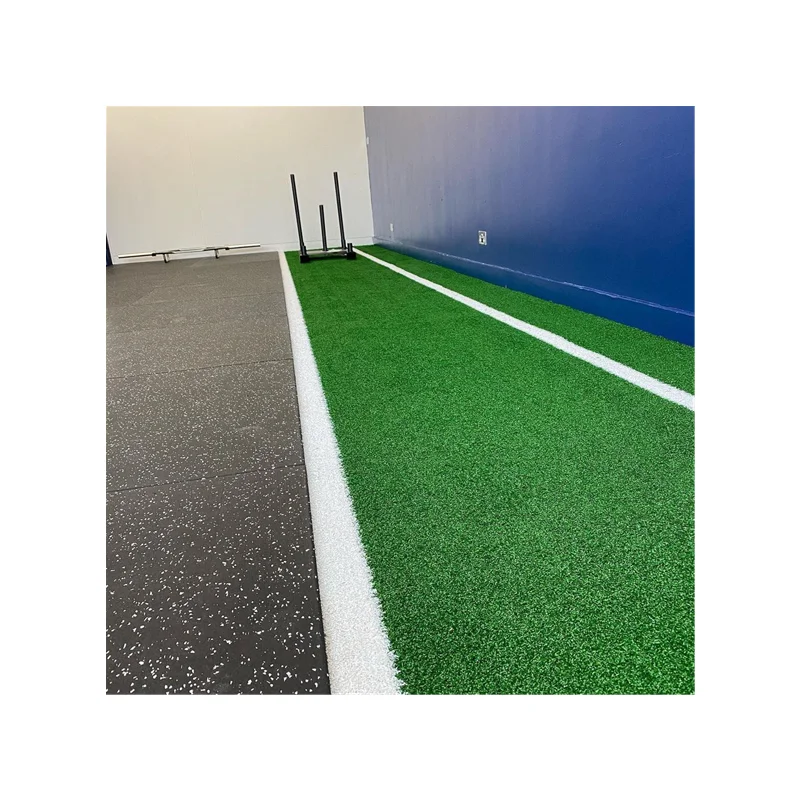 Large Turf Gym Grass 63000 Tufs/Sqm Density Artificial Grass Flooring Mat