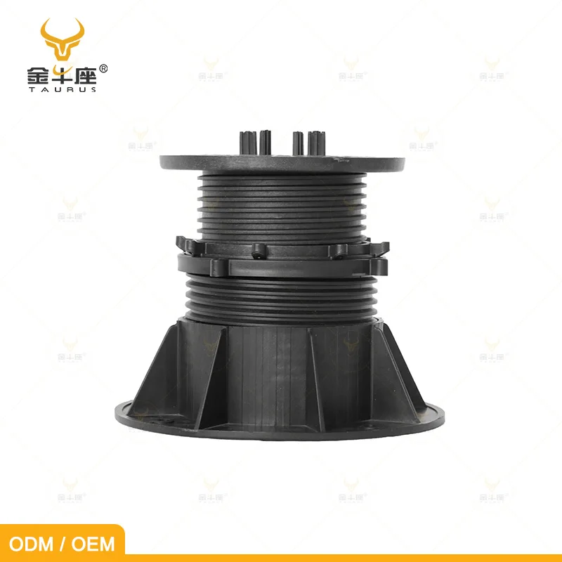 90-160 mm Outdoor Ceramic Tile Pedestal Paver Pedestal Decking Support Adjustable plastic pedestal