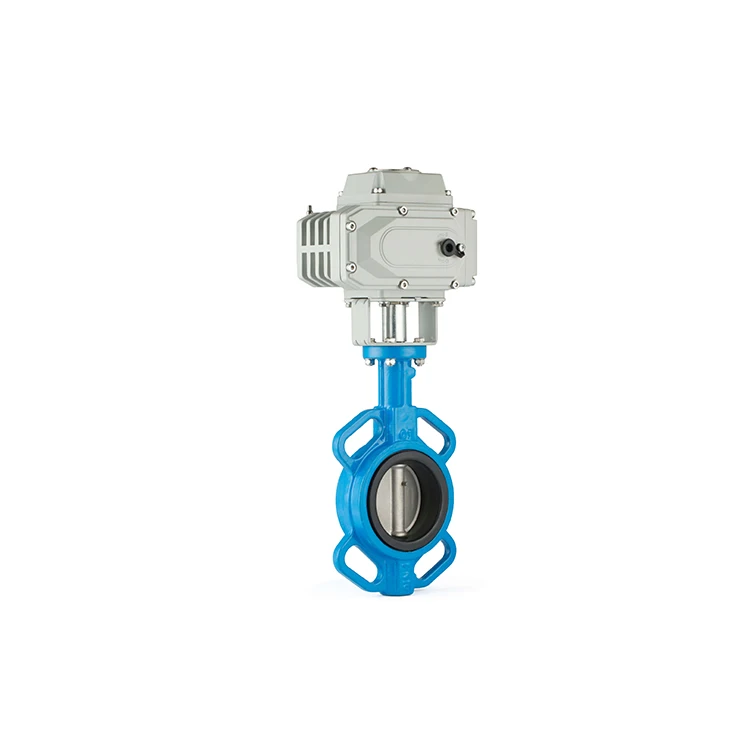Butterfly Valve DN50 with Electric Drive Cast Iron Motorized Butterfly Valve With Electric Actuator