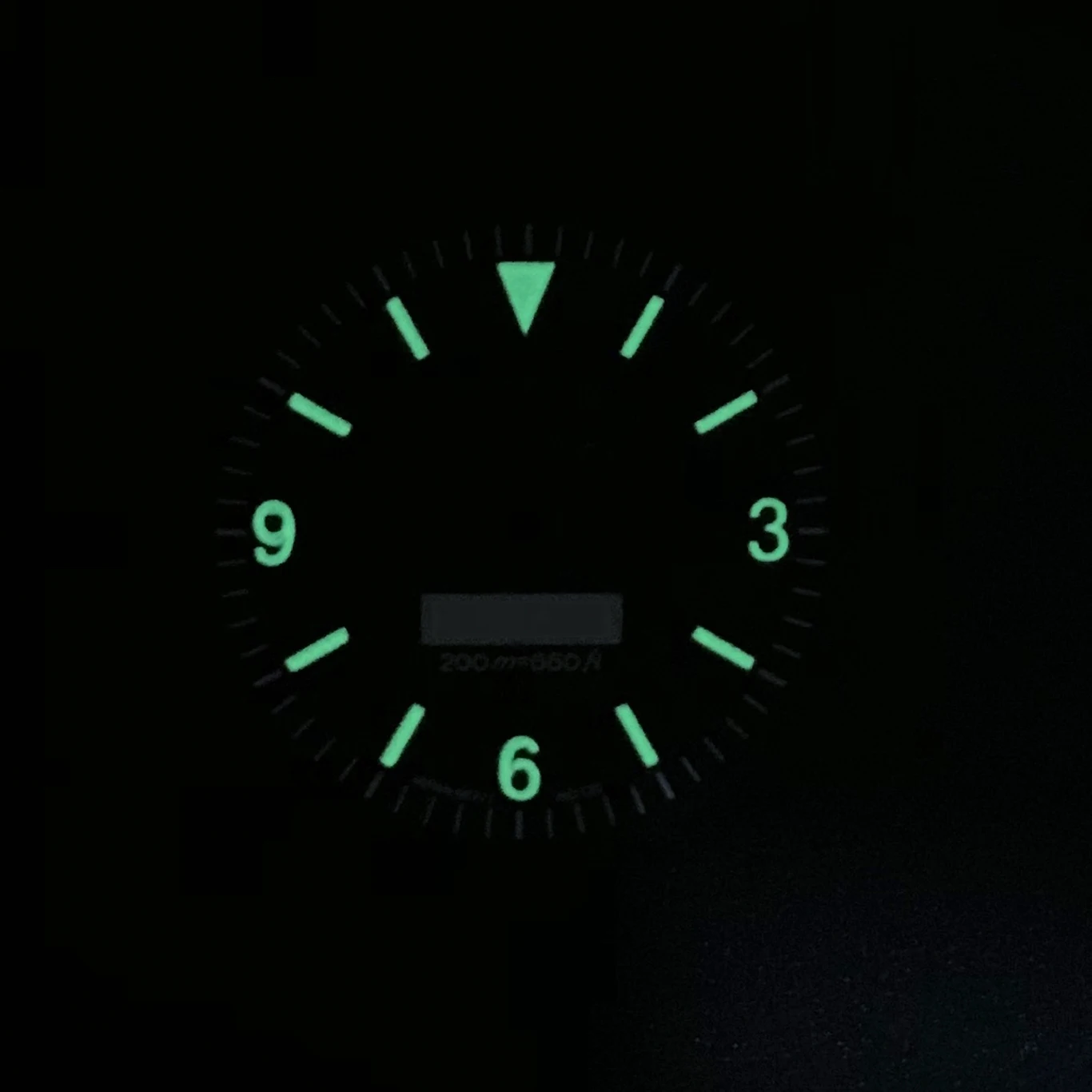 28 5 мм Циферблат часов зеленая светящаяся для PROSPEX skx007 NH35/NH36 уход за кожей лица движение запасные части 200 м с серебряным watchhands