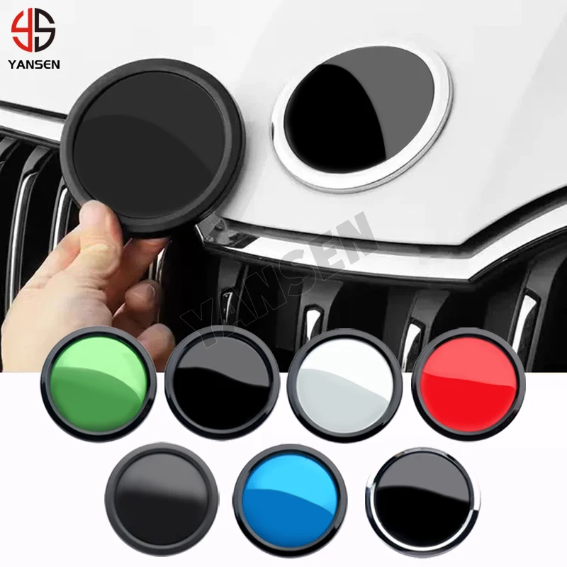 8/9/10cm Emblem Car Front Hood Badge Rear Trunk Sticker For Skoda Octavia Rapid Fabia S Logo A7 Superb KAMIQ Logo Accessories
