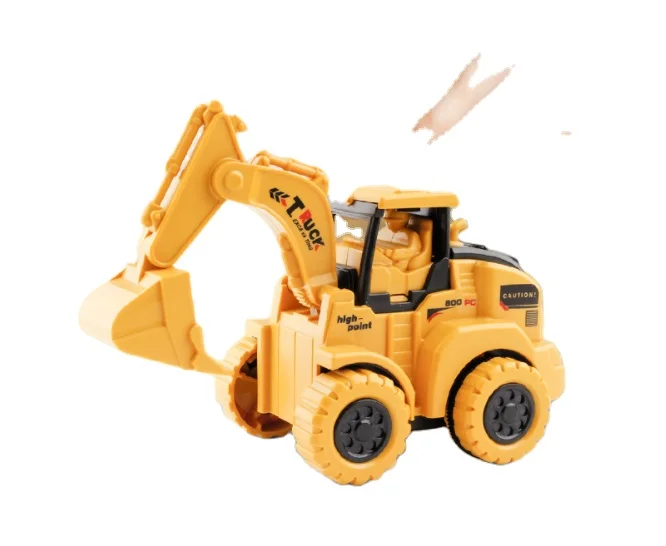 Explosion model simulation press inertial excavator model car toy car