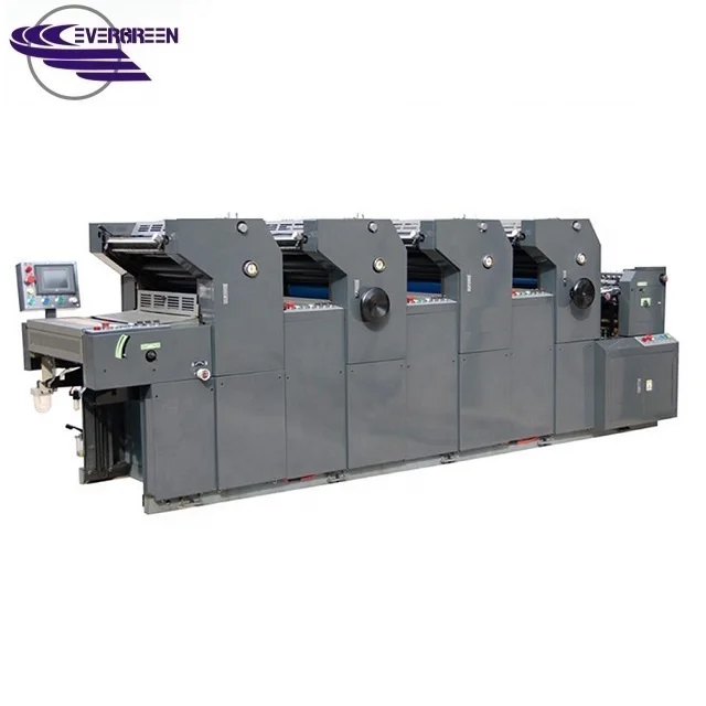 Fast Speed Four Color Offset Press Printer 4 Printing