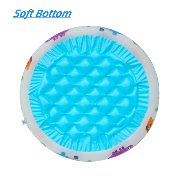 Round Swim Paddling Pool Accessory Inflatable Outdoor Kiddie Pool for Toddler Kid