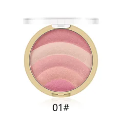 Private Label Custom 10 Colors Rainbow Round Cream Eyeshadow Palette Packaging Make Up Mixing Palette