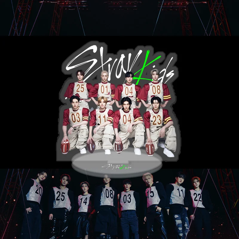 KPOP Stray Kids 5-STAR Acrylic Stand Figure Double Sides Desket Decoration Bangchan Changbin Felix Hyunjin Leeknow Han Fans Gift