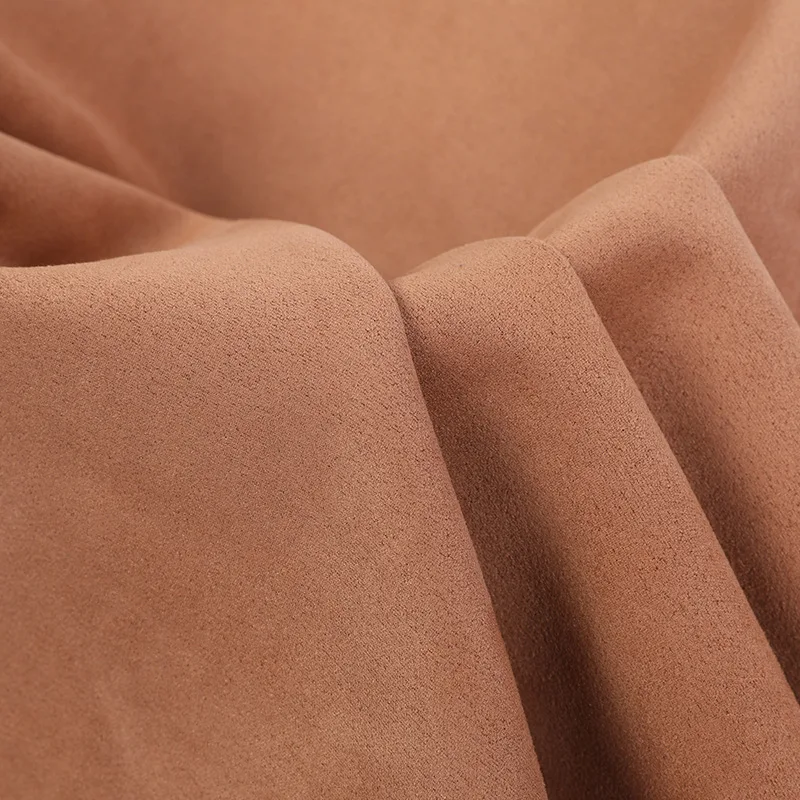 high quality 280-420gsm sucba suede fabric microfiber polyester spandex fabric for jacket
