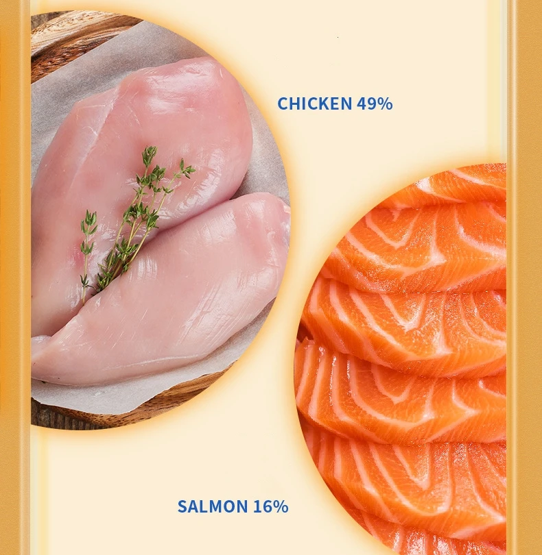 Горячая распродажа свежее сырье беззерновая формула с высоким содержанием животного белка все этапы жизни сухой корм для кошек