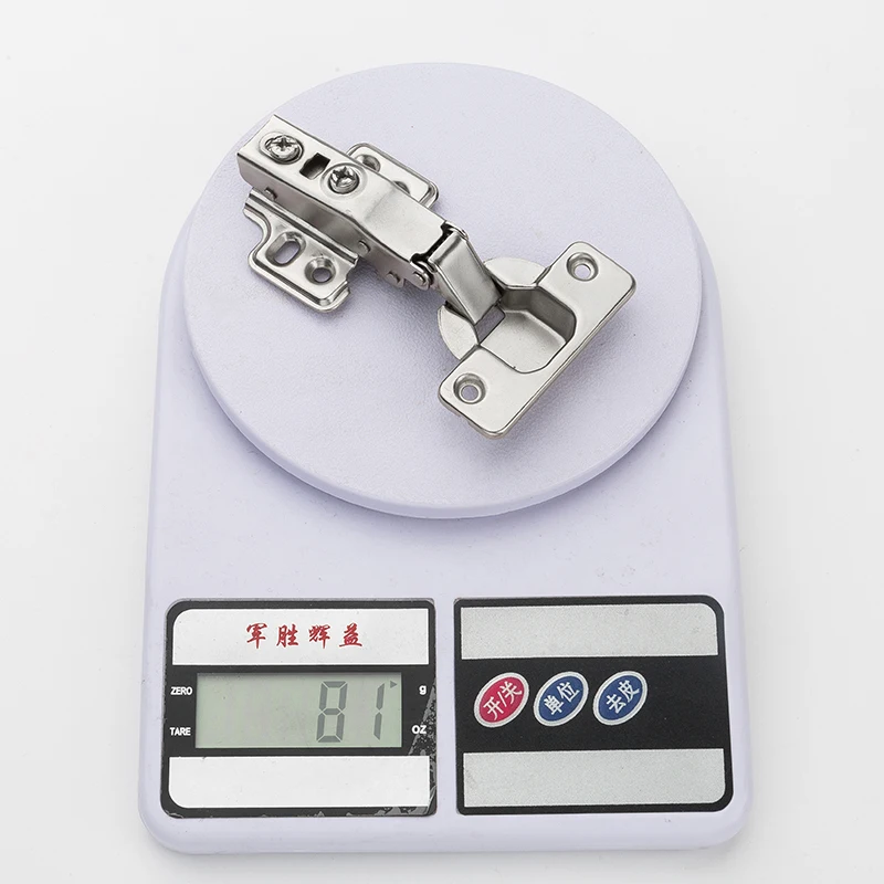 Mini Hidden Hinge Short Arm Slide on Hinge Adjust Kitchen Door Hinge Furniture Hydraulic Bisagras Para