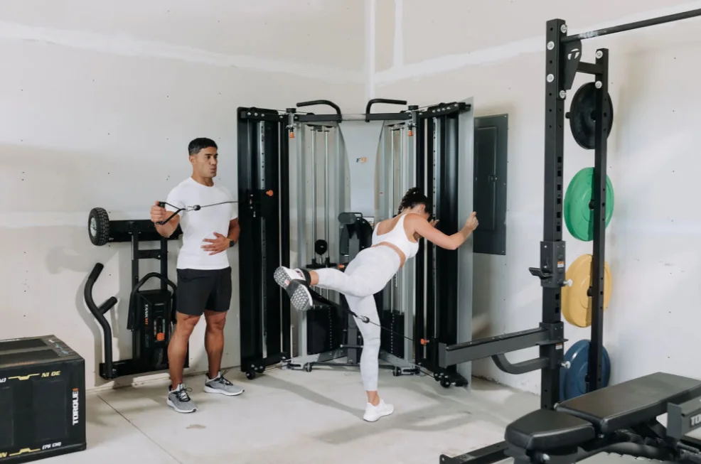Professional Gym Fitness Cable Crossover Equipment Functional Trainer For Strength Training