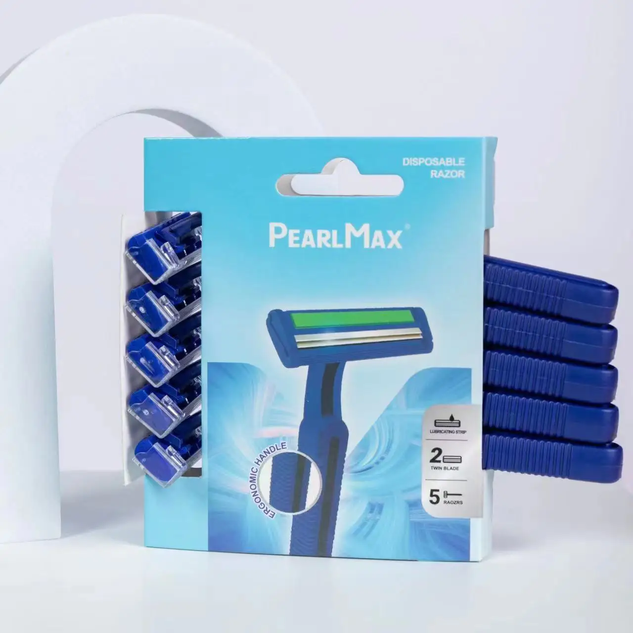 Pearlmax новая упаковка одноразовая бритвенная бритва ручная Парикмахерская Бритва Безопасная
