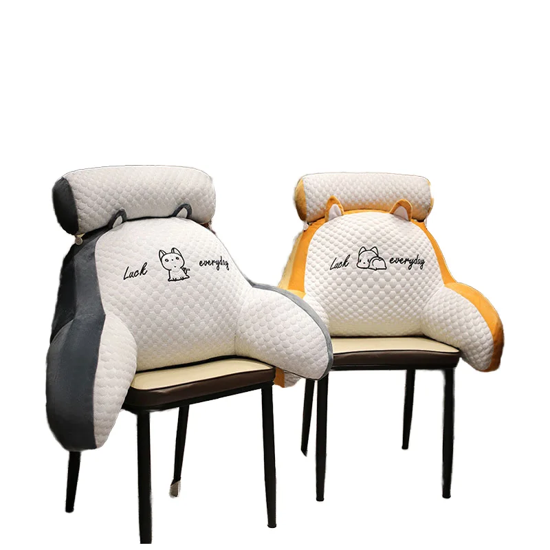 Factory wholesale plush toy pillows bedrooms offices super soft high-quality large-sized plush cushions pillows lumbar support