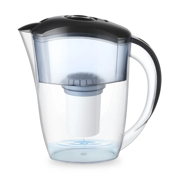 Easy to install Water Pitcher Water Filter Jug with filter pitcher cartridge for drinking water purification
