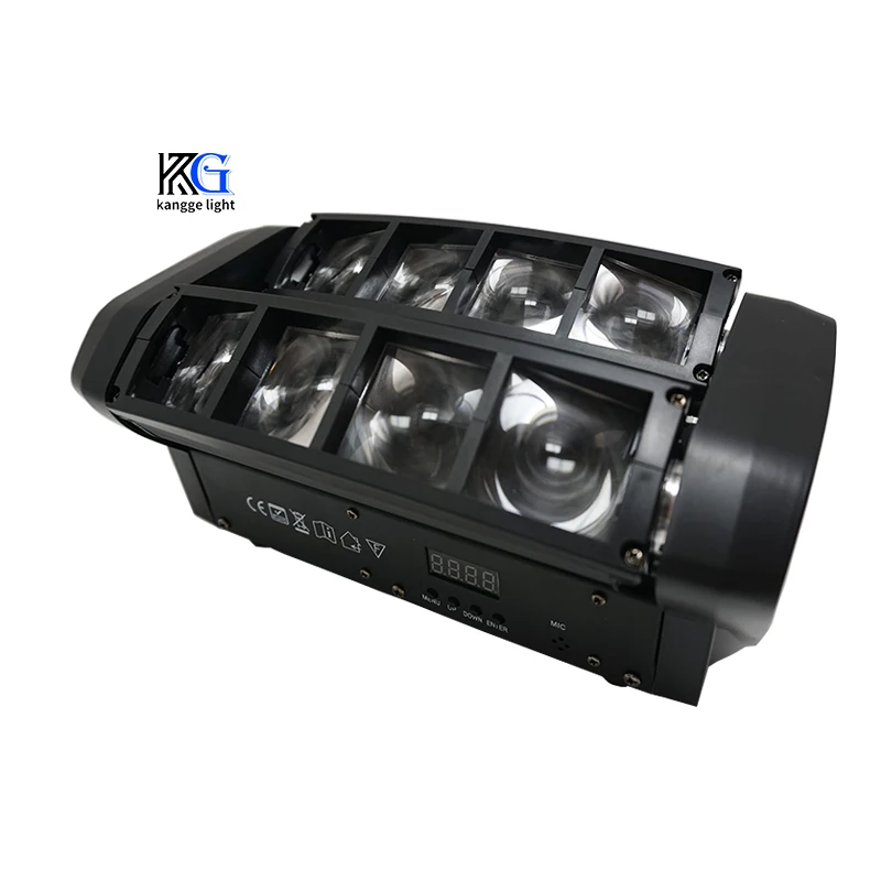 High Quality RGB Mini Spider Mobile Headlight LED Beam Light Suitable For Party Stage