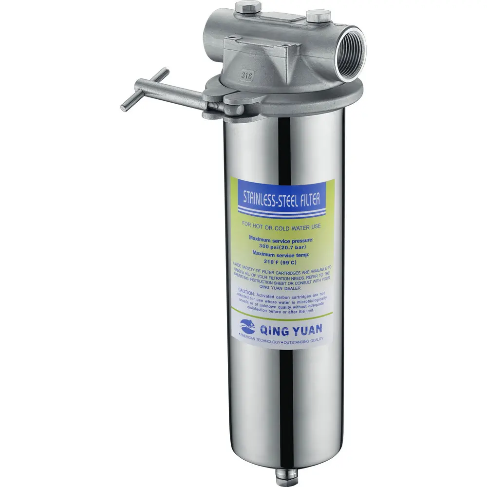HONG HUI IL-10C Filter Manufacturing Household 10 Inch Stainless Steel 304 Water Purifier Water Filter Housing