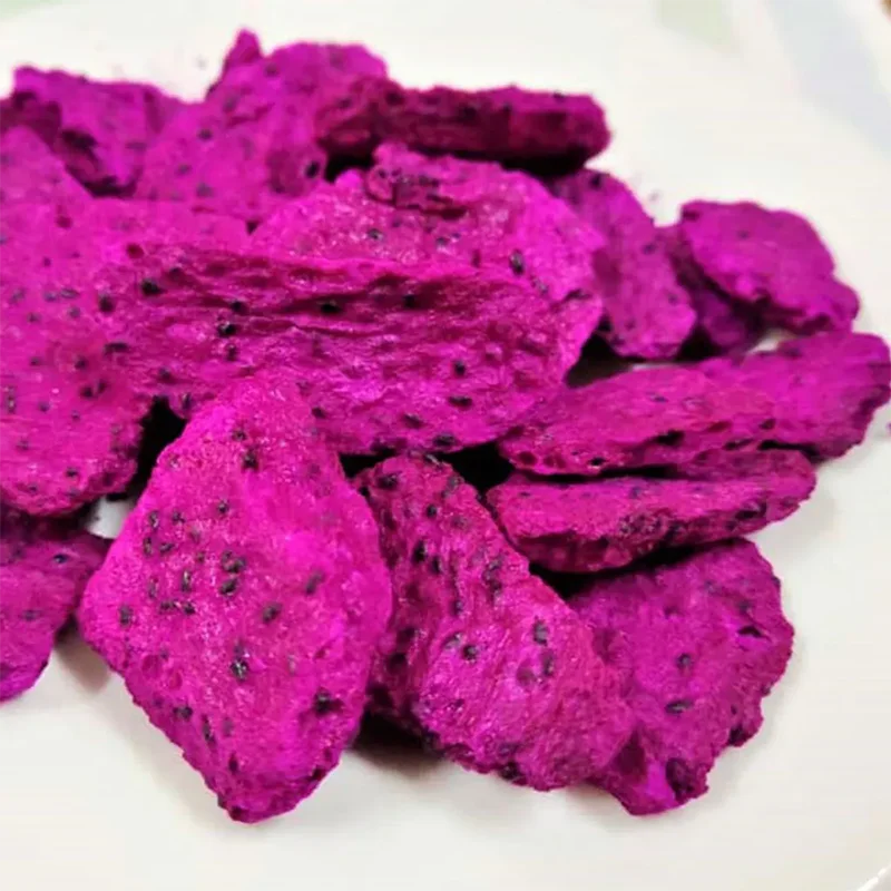Fruit Snack Freeze Dried Red Pitaya Fruit 10kg Freeze Dried Dragon Fruit Snacks