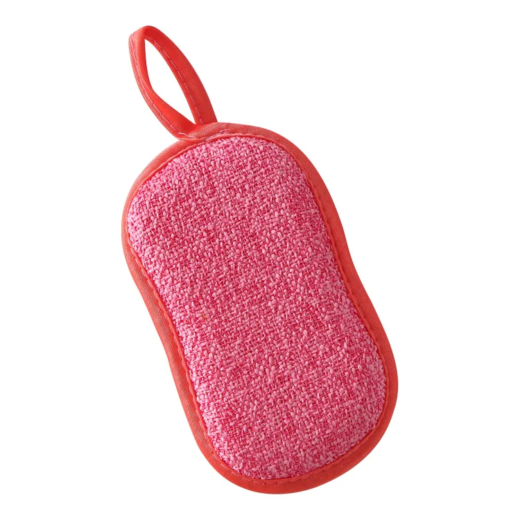  Bearfamily Scouring Pad Double Sided Kitchen Magic Eraser Absorbent Microfiber Dishwashing