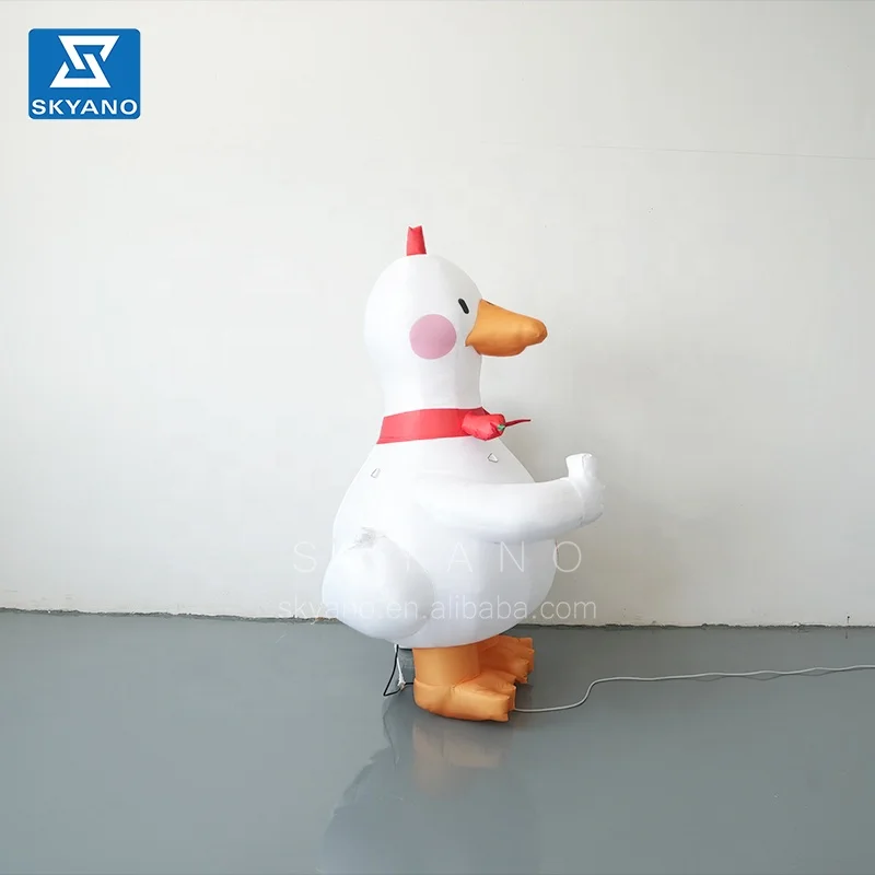 Custom Inflatable Cartoon Goose Mascot Duck Animal Inflatable Model Customized Mascot Character