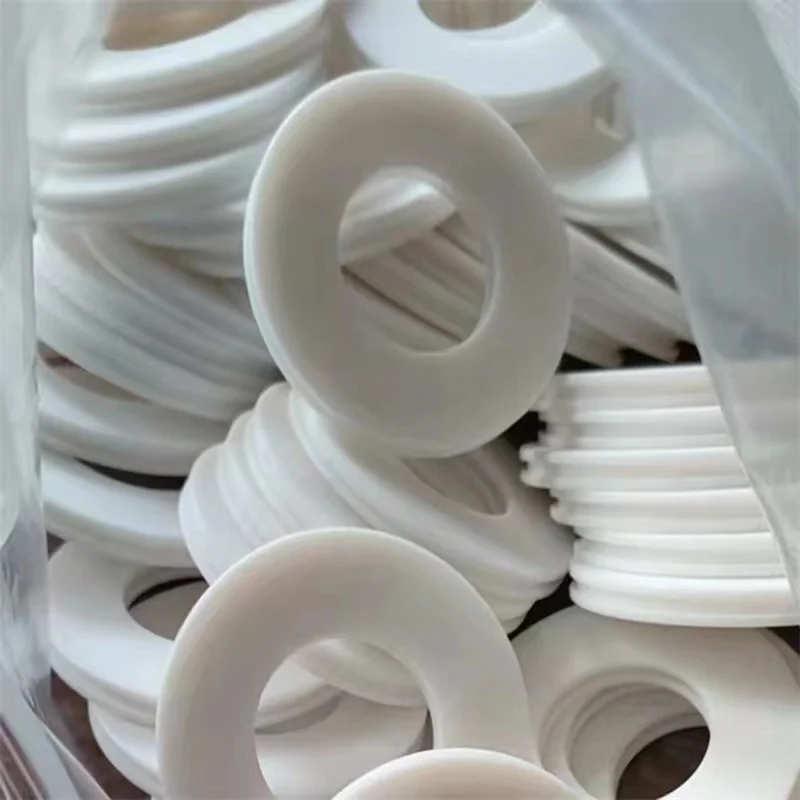 XET пользовательские пластиковые Ptfe втулки прокладки плоские шайбы опорные кольца уплотнения