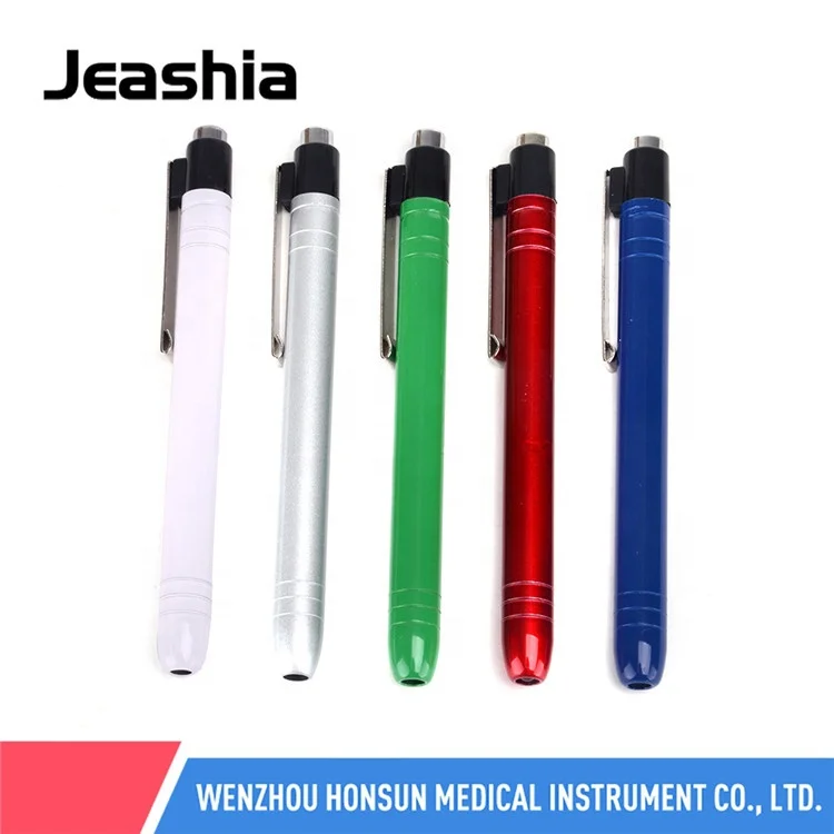 
Custom Logo Pen-shaped Metal Medical Flashlight, First Aid Medical LED Torchlight Pen 