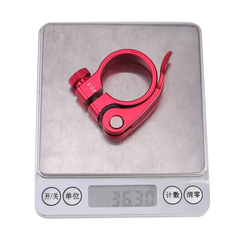 Bicycle Accessories Mountain Bike Quick Removal Tube Clip Aluminum Alloy Tube Lock Clip Highway Bike Seat Post Clamp