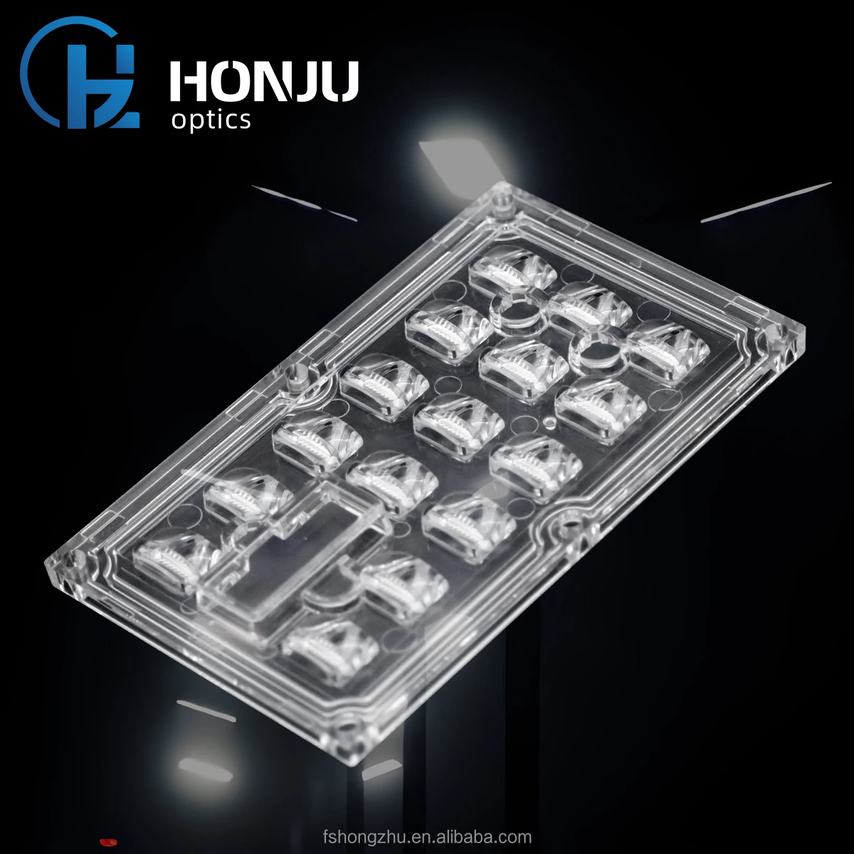 HONJU LED 16 бусин T2M уличный свет объектив для 3535 модуля наружный пластиковый светодиодный оптический