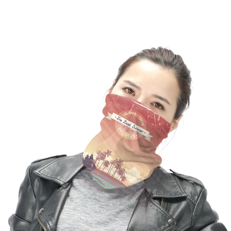 Seamless Scarf Magic Necker Microfiber Scarf Snood Cycling Fast Dry Elastic Bandana for Men