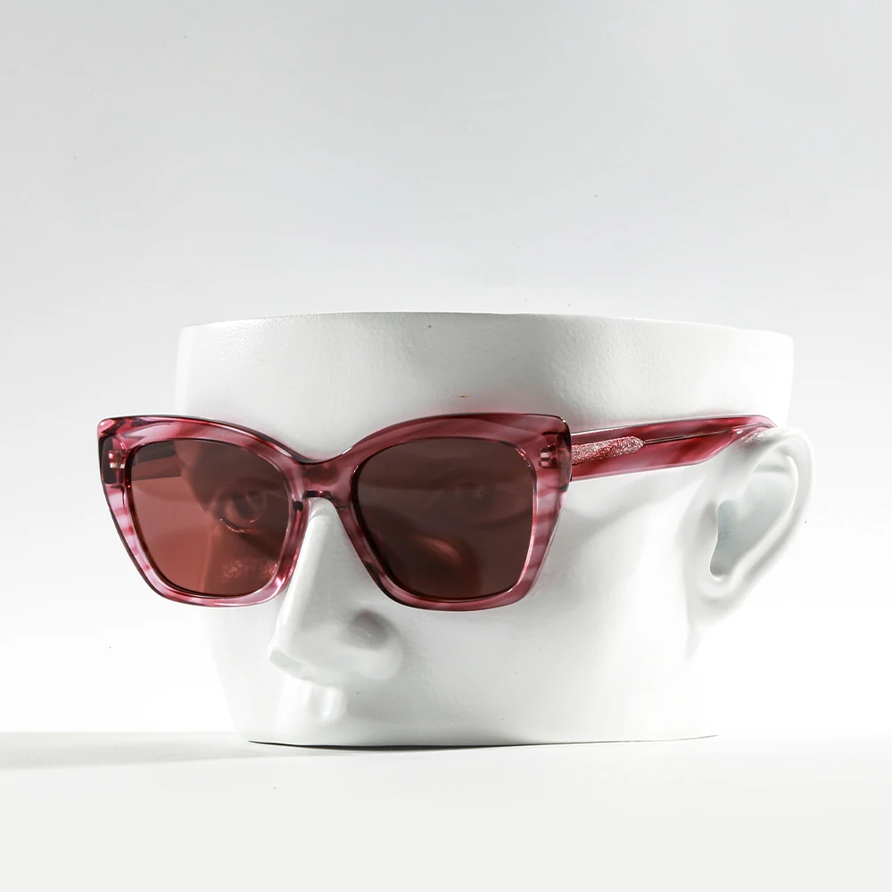 GS5043 wholesale new arriving outdoor customized logo fashion cat eye sun glasses polarized acetate sunglasses for men women