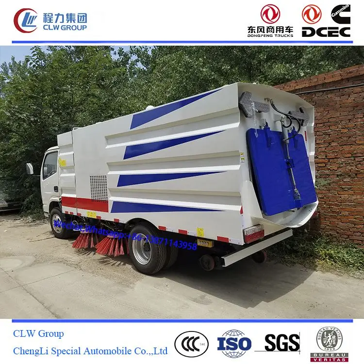 3 тонны на подметально-уборочную дорожную машину грузовик с 4 щетка Тип