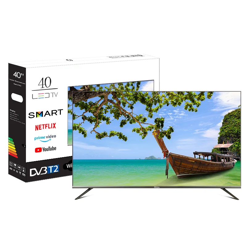 Cheap 40 Inch Borderless Full Screen 4K LED Tv Television 43 Inch Smart Tv