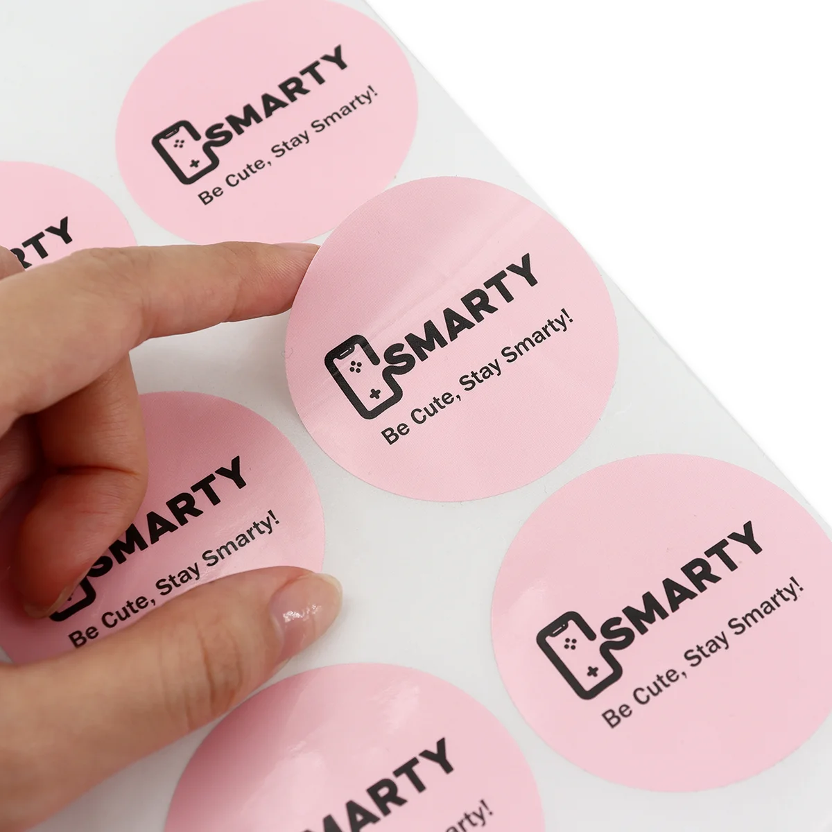 Бумажная наклейка с логотипом Etiquetas Personalizadas этикетка Косметическая виниловая на заказ