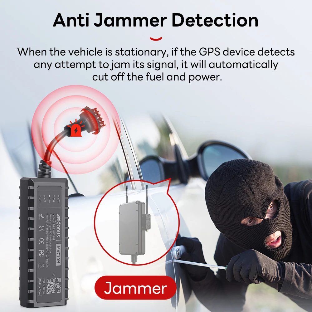 Factory Wholesale Low Price Micodus MV710n Anti Jammer Oil Cut Off Relay Gps Mini Motorcycle Car Gps Tracker With Sim Card