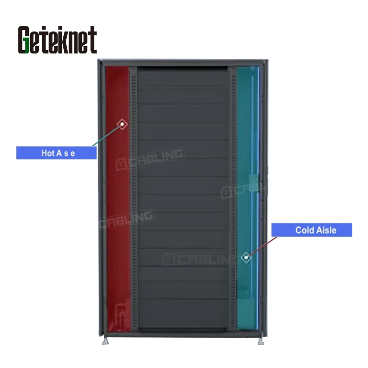 GETEKnet 19 inch 12v cooling fan network rack box home server rack vertical cable management