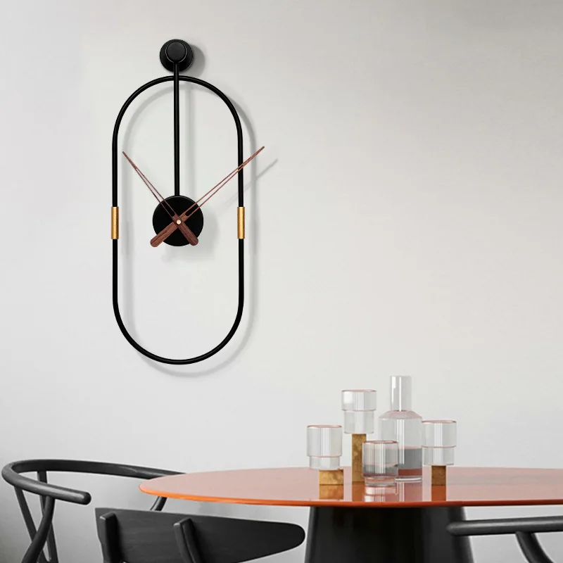 Wholesale home decor metal nordic modern wall clock
