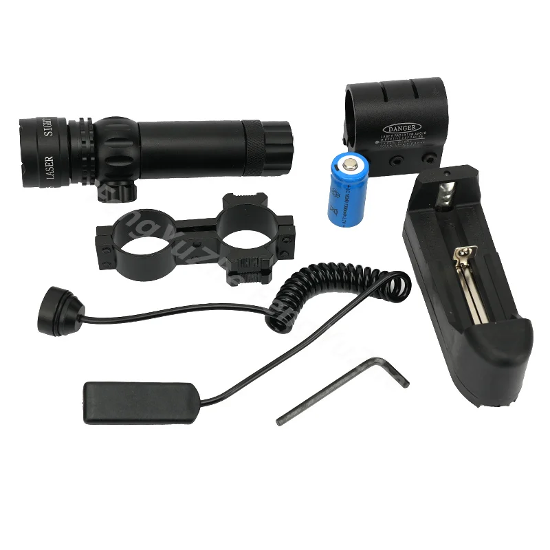 Archery Green Laser Scope Aluminium Alloy Laser Pointer Tactics Bow Laser Light Outdoor Hunting Scope High Precision Accessories