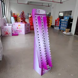 Retail Optical Shop Floor Rotating Paper Sunglasses Rack Display Shelf Stand Glasses Cardboard Display
