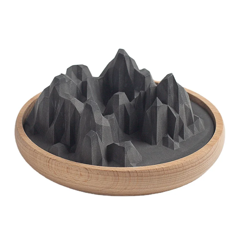 Mountain shape Incense Holder Waterfall Incense Burner Home Decor Aromatherapy Ornament Incense Cones