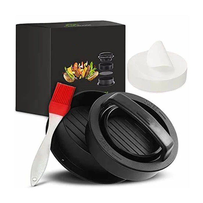 Sale low price packing paper box for non stick hamburger burger press round smasher grill multifunctional meat press packaging