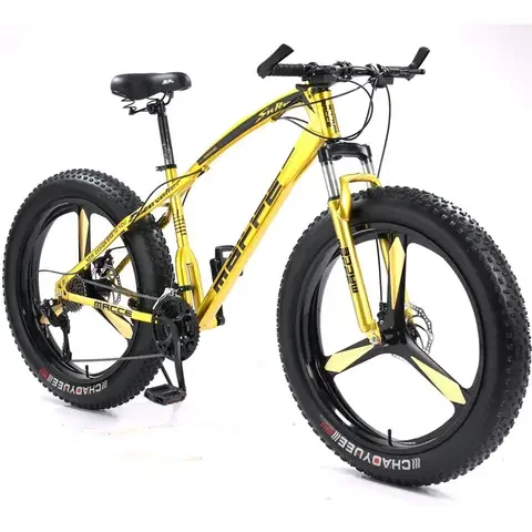 Fat Beach Dirt Off Bicicleta Road Mountain Bike All Terrain Cycling Wide Tire Cycle Adult Aluminum Alloy Velo Bici Bicycle