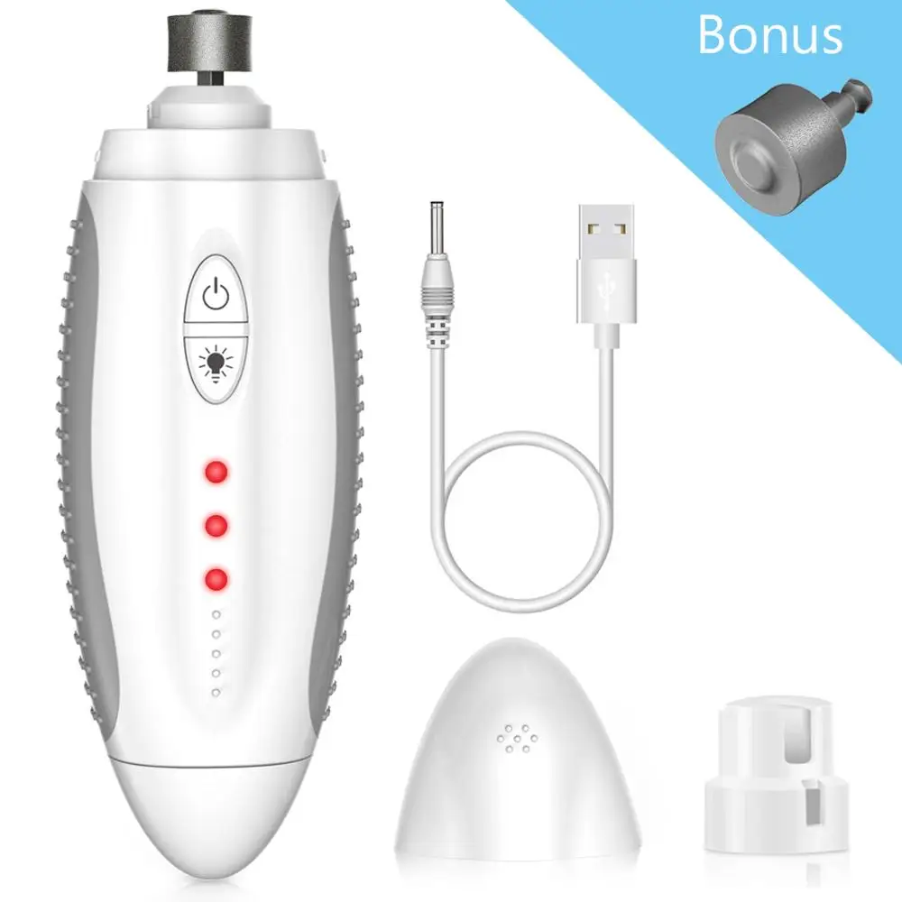 Petacc Electric Pet Nail Grinder Dog Nail Trimmer Nail Polisher Grooming Tools For Small Medium Large Dogs Cats